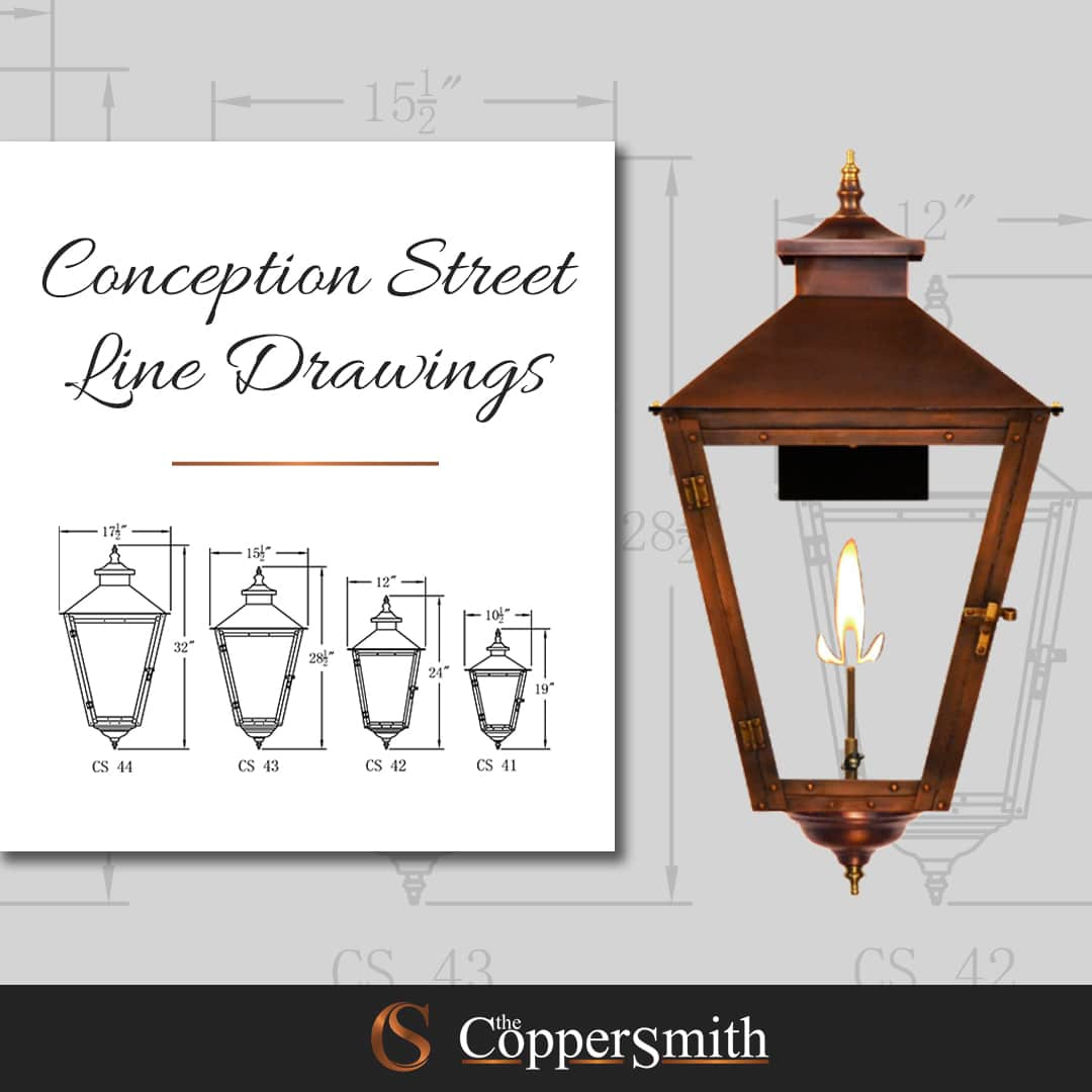 Conception Street Line Drawings