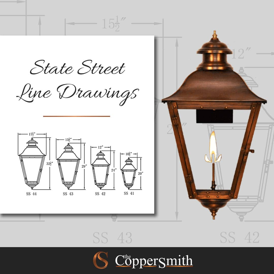 State Street Line Drawing