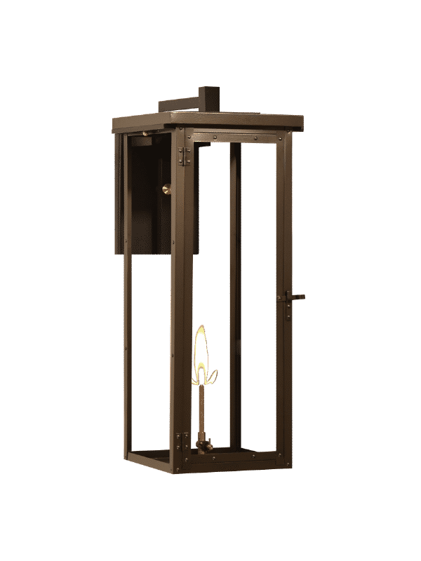 The CopperSmith Lighting  Electric + Gas Copper Lanterns